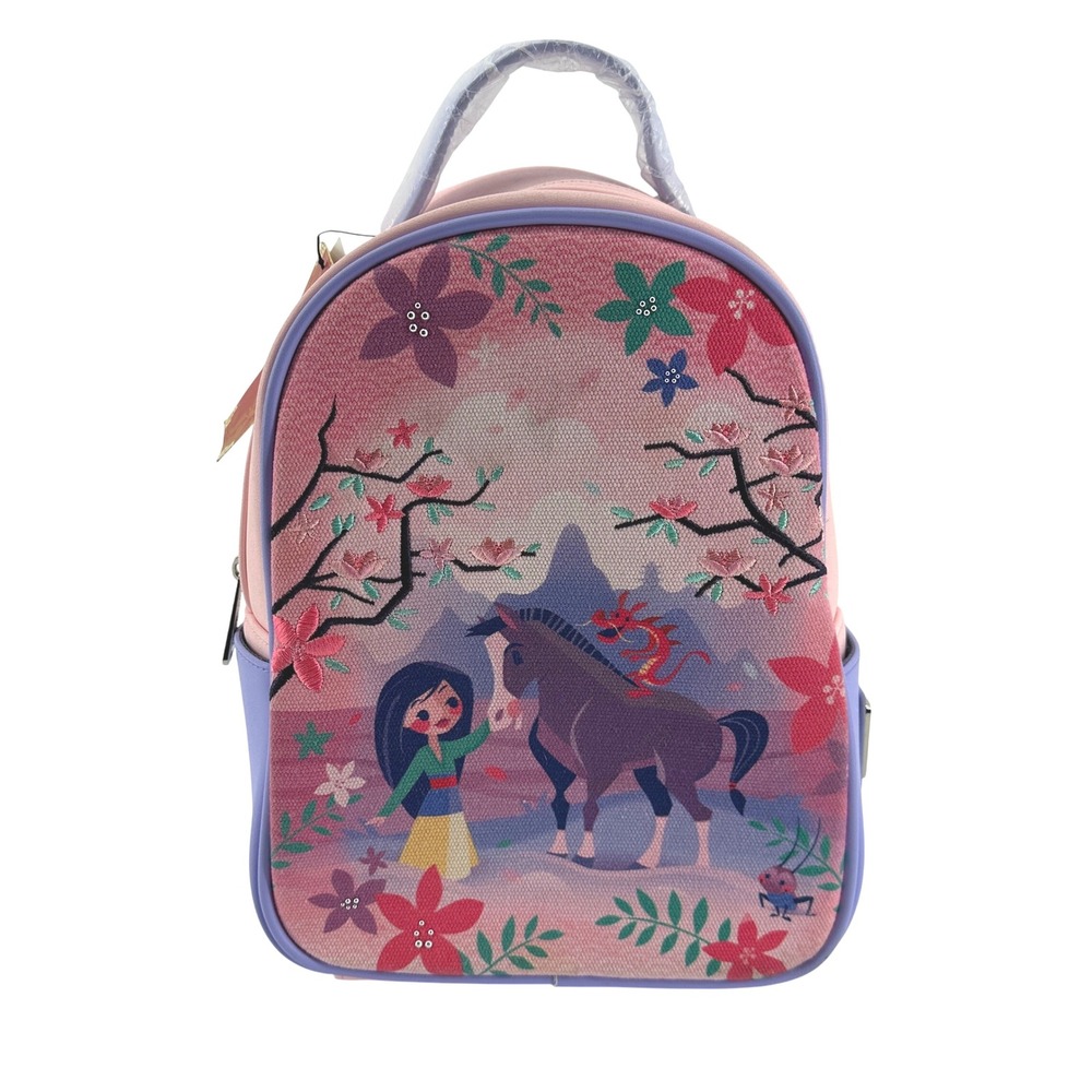 Loungefly Disney Mulan Matchmaker Horse Floral Backpack